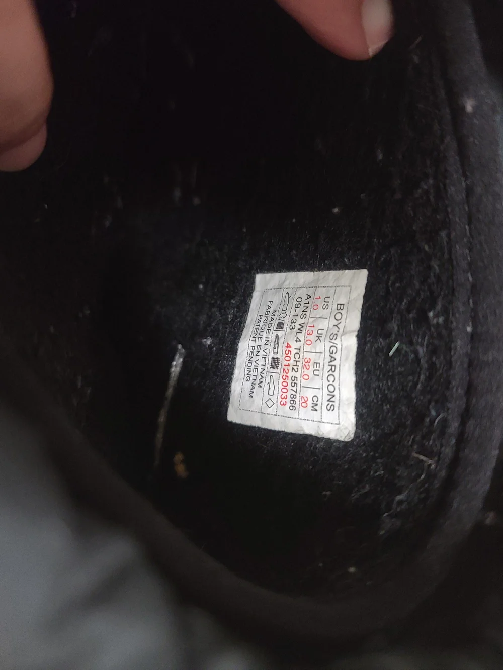 The North Face Kids Black Winter Boots